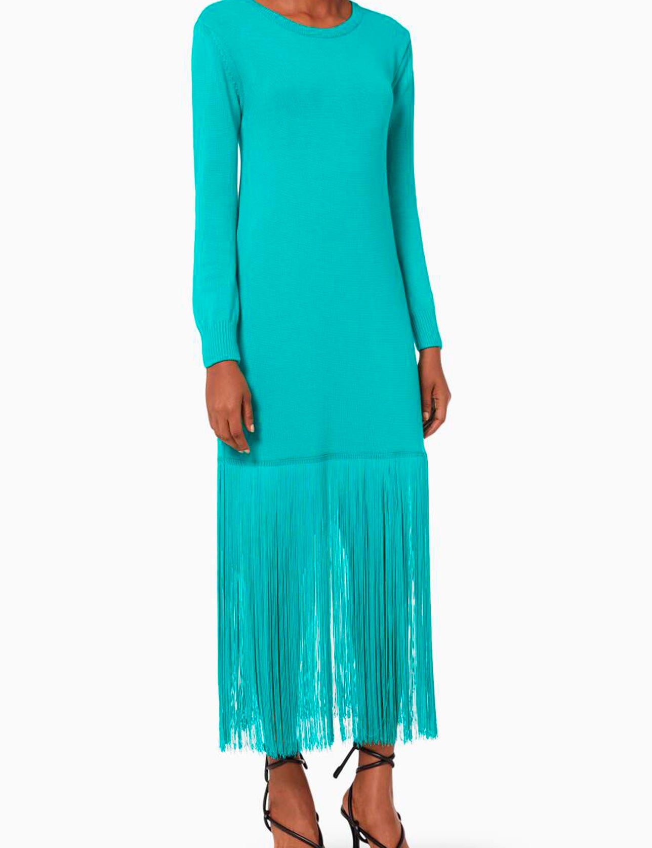 EL ABRAZO SWEATER DRESS IN EMERALD - No Pise La Grama Web