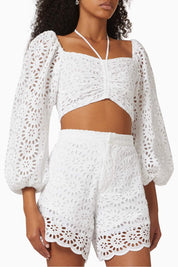 LUCIA TOP IN WHITE - No Pise La Grama Web