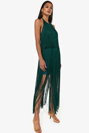 SOLSTICIO SKIRT IN GREEN GLASS - No Pise La Grama Web