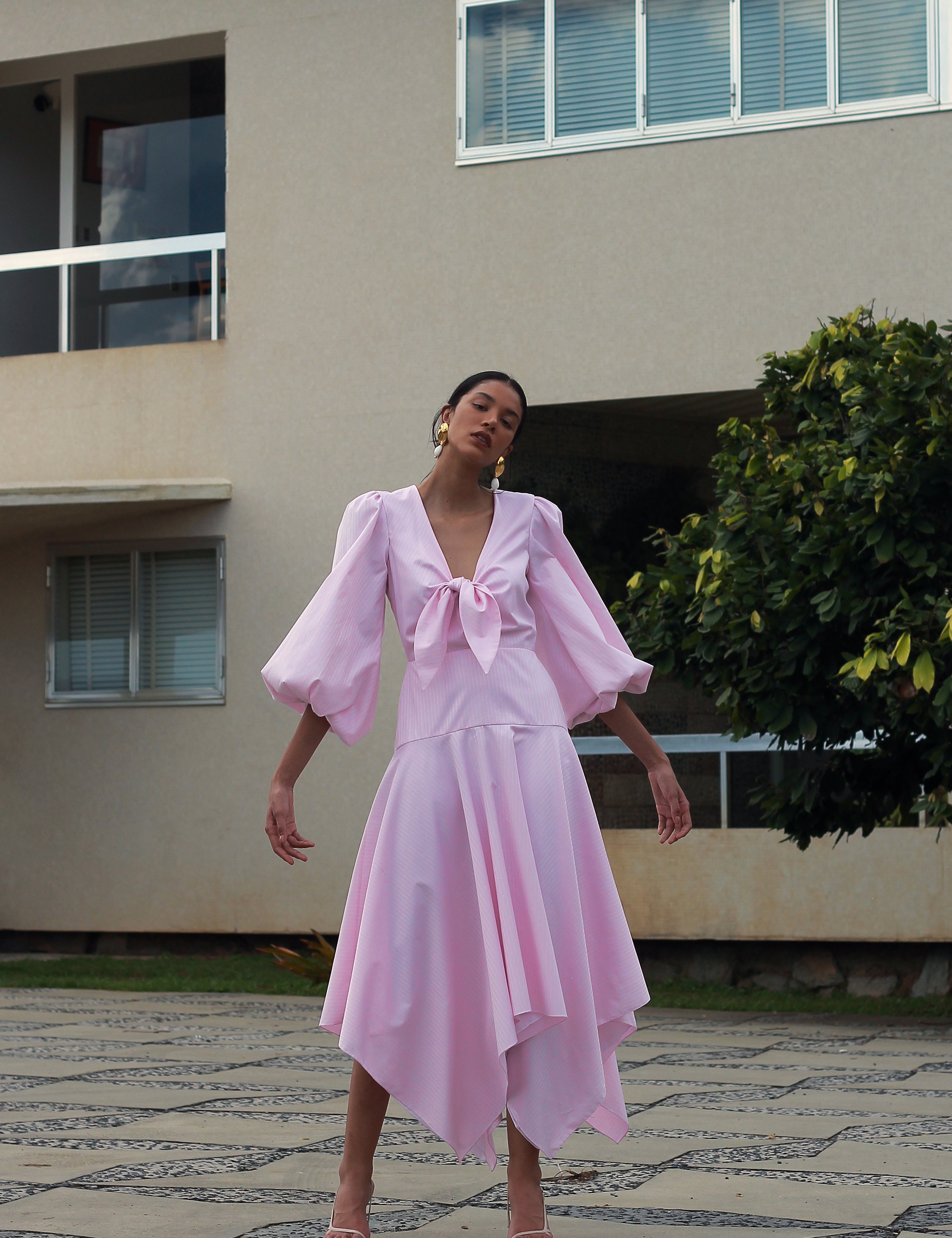 EL CERRITO DRESS IN SOFT PINK - No Pise La Grama Web