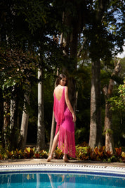 ALMA DRESS IN HOT PINK - No Pise La Grama Web