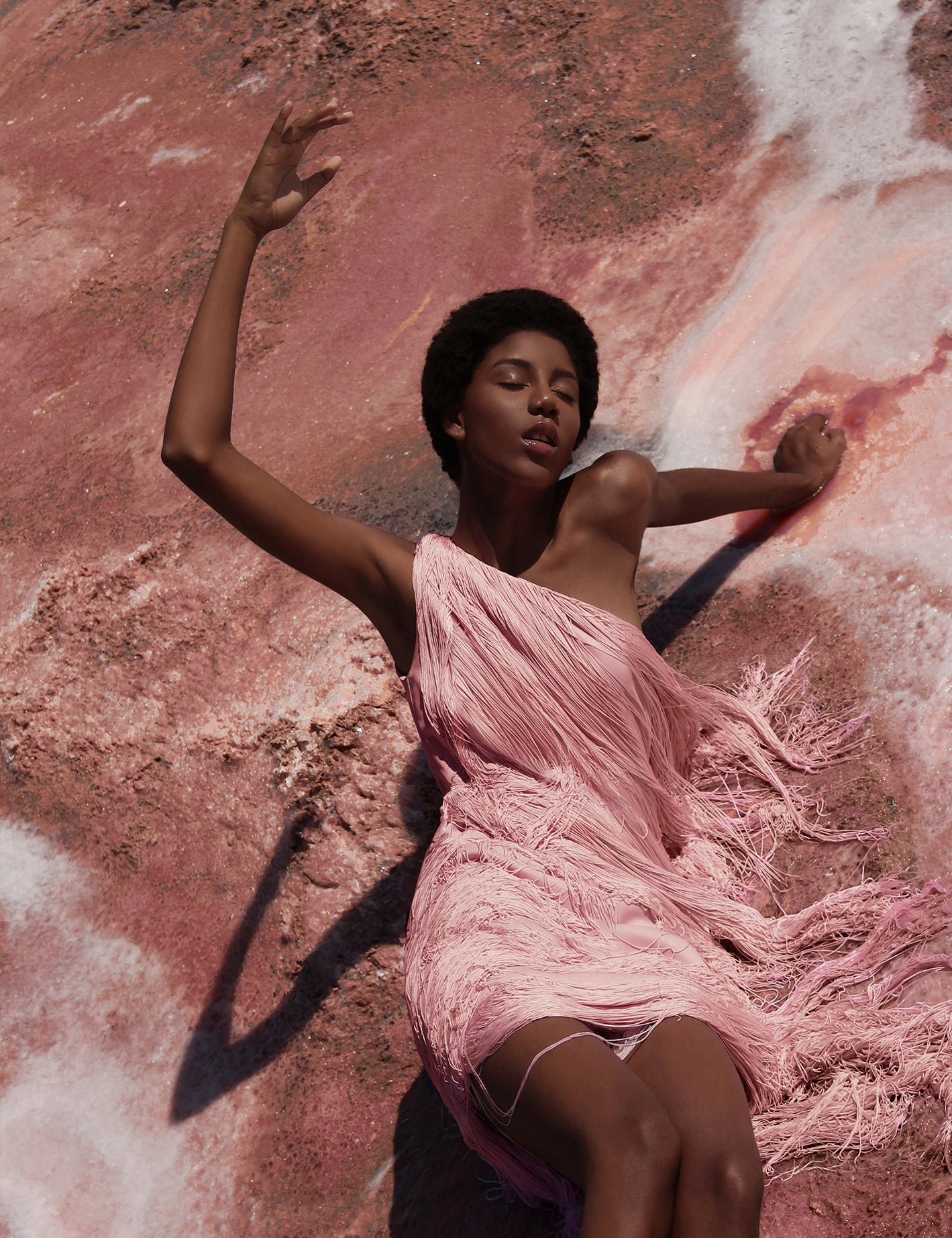 CASCADA DRESS IN PINK - No Pise La Grama Web