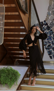COSTAMAR SKIRT IN BLACK - No Pise La Grama Web