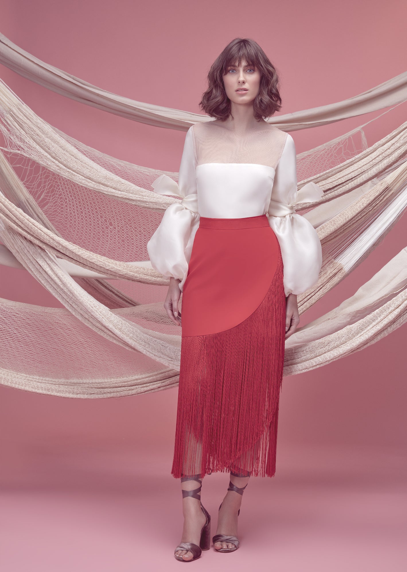 COSTAMAR SKIRT IN RED - No Pise La Grama Web