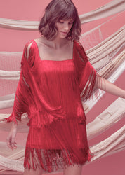 DELTA SKIRT IN RED - No Pise La Grama Web