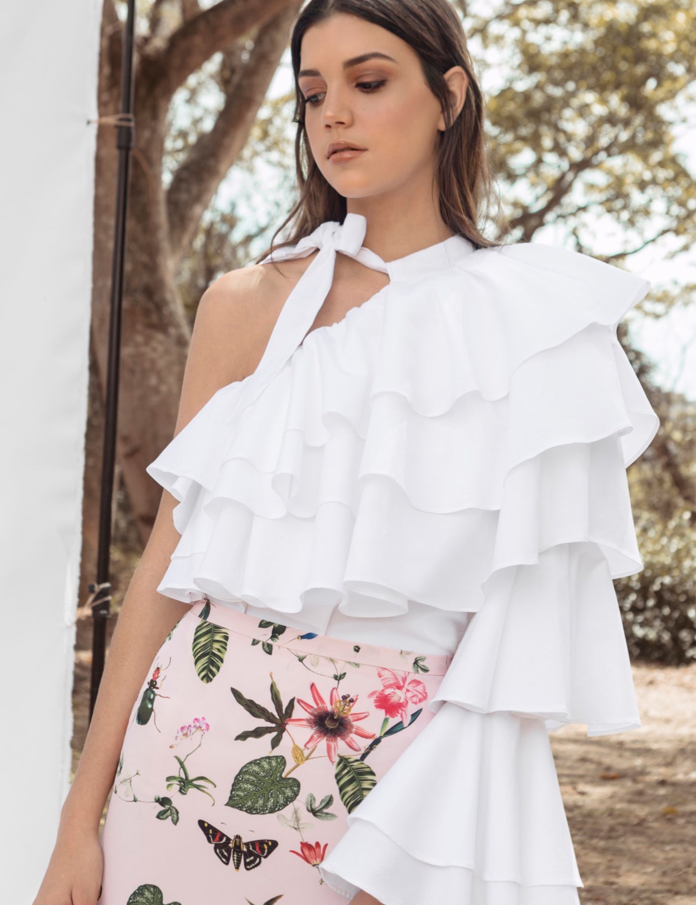 ERES MIA SKIRT IN PINK CAMALEON PRINT - No Pise La Grama Web