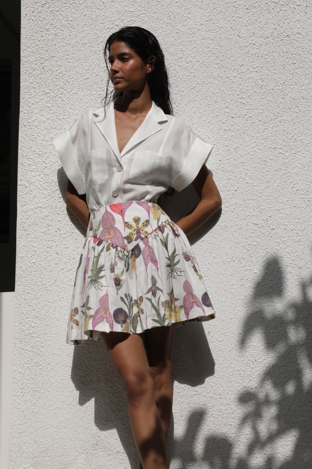 GUAYABA SHIRT IN WHITE - No Pise La Grama Web