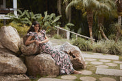 CHOCOLATE DRESS IN JARDIN TROPICAL VERDE - No Pise La Grama Web