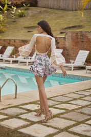 COLIBRI SHORTS IN JARDIN TROPICAL VERDE - No Pise La Grama Web