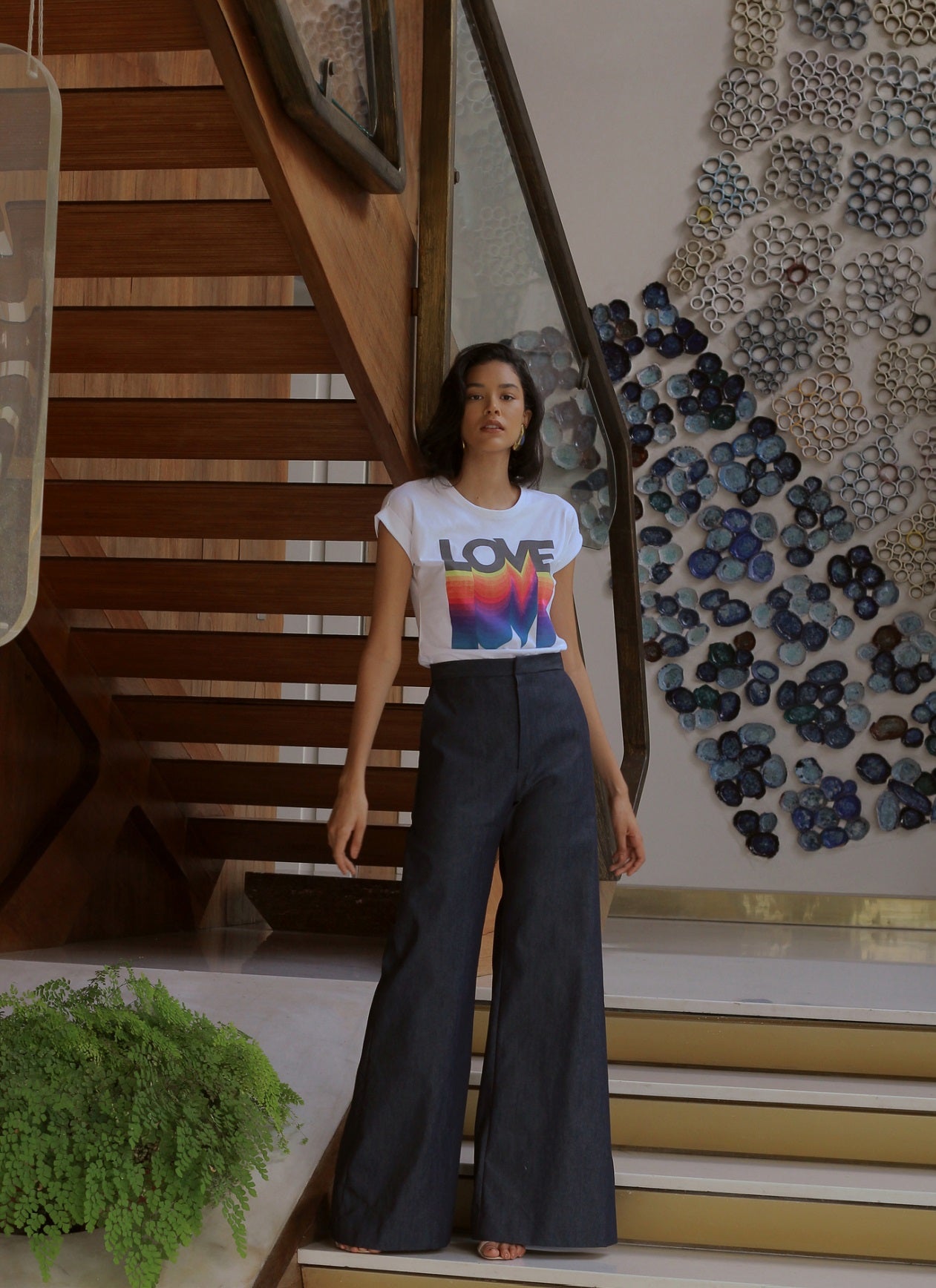 LOVE TSHIRT WHITE - No Pise La Grama Web