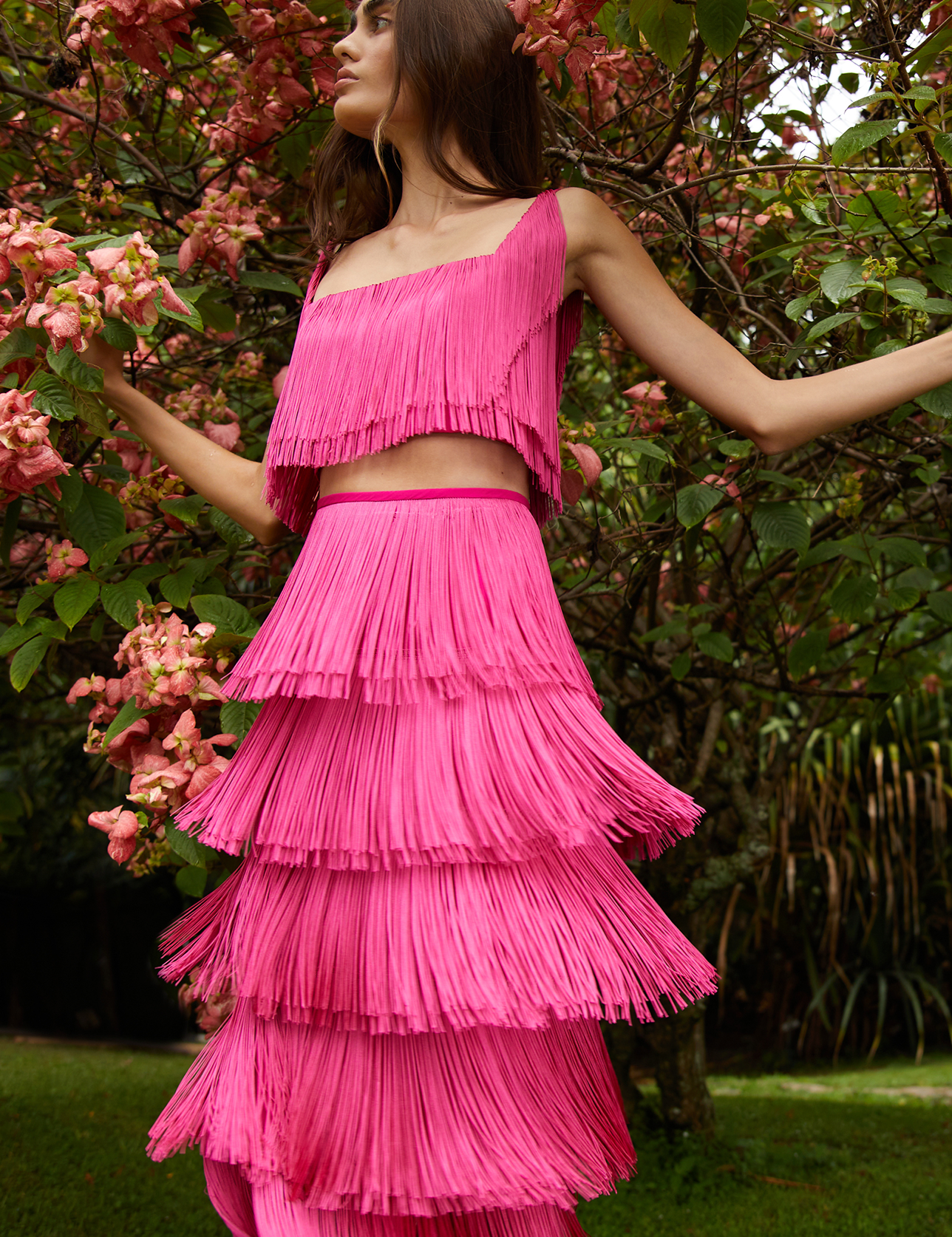 LLUVIA TOP IN FUCHSIA - No Pise La Grama Web