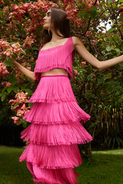 LLUVIA TOP IN FUCHSIA - No Pise La Grama Web