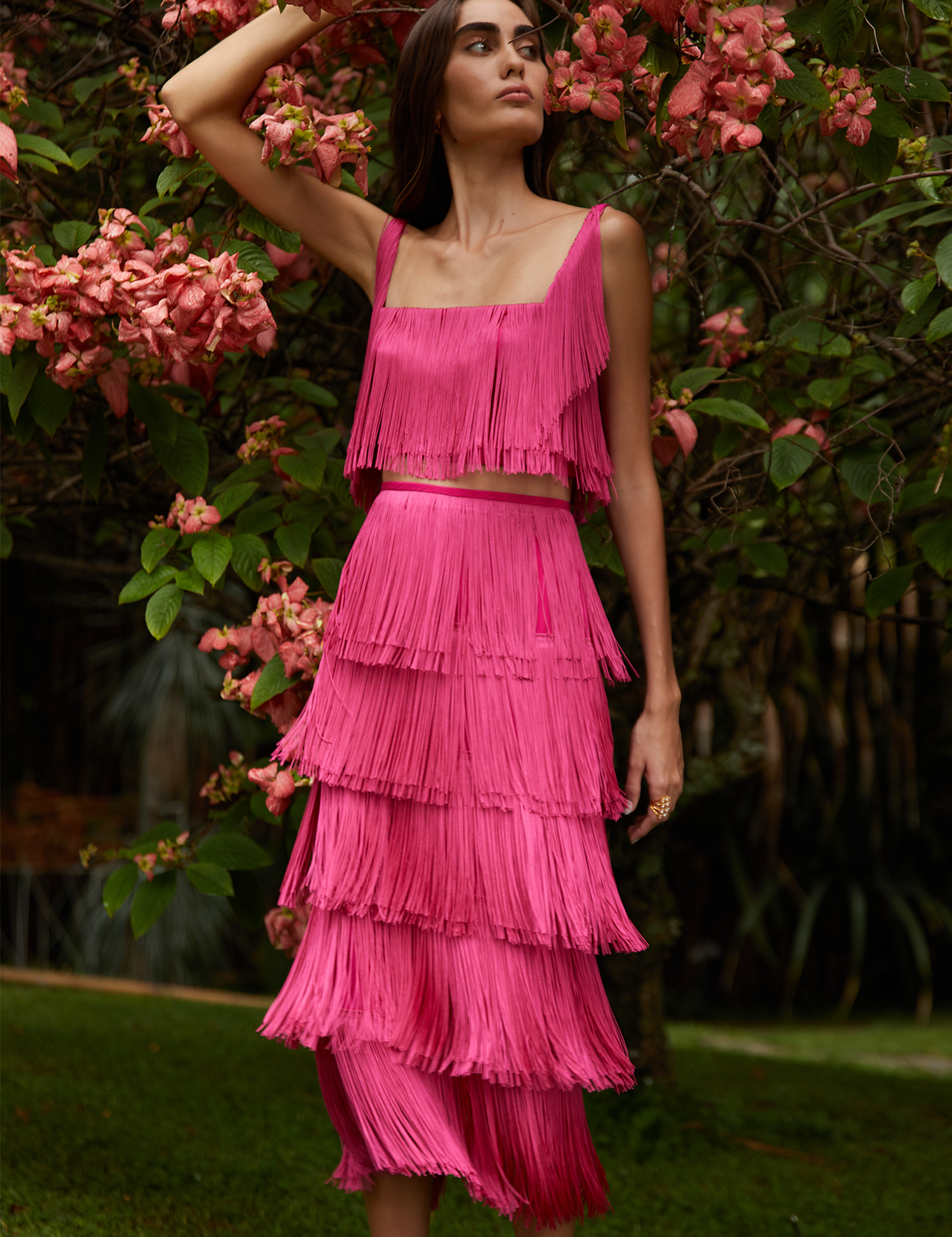 LLUVIA TOP IN FUCHSIA - No Pise La Grama Web