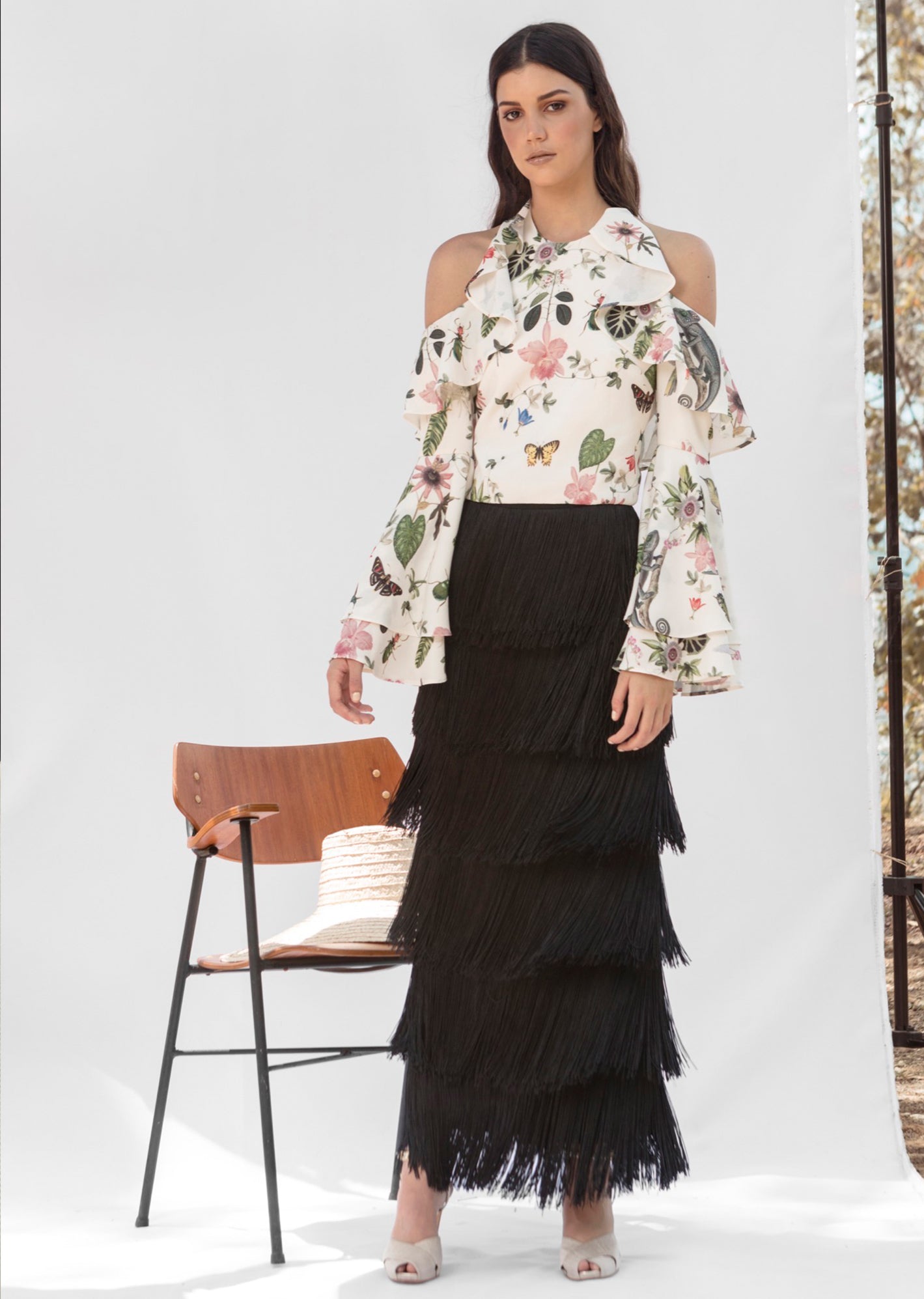 LLUVIA SKIRT IN BLACK - No Pise La Grama Web