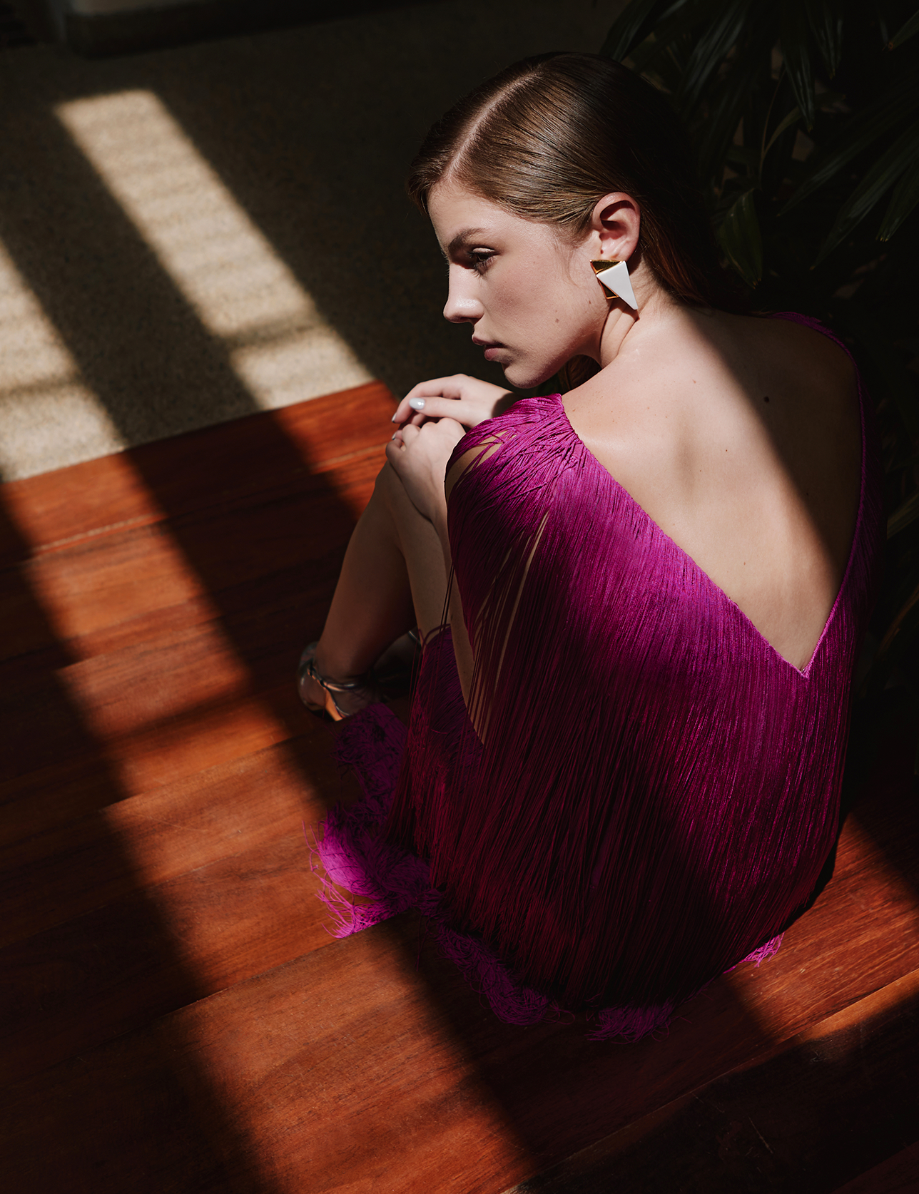 LUCERO DRESS IN HOT PINK - No Pise La Grama Web