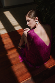 LUCERO DRESS IN HOT PINK - No Pise La Grama Web