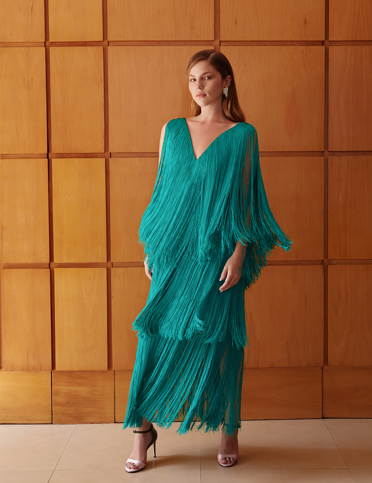 LUCERO DRESS IN TEAL - No Pise La Grama Web
