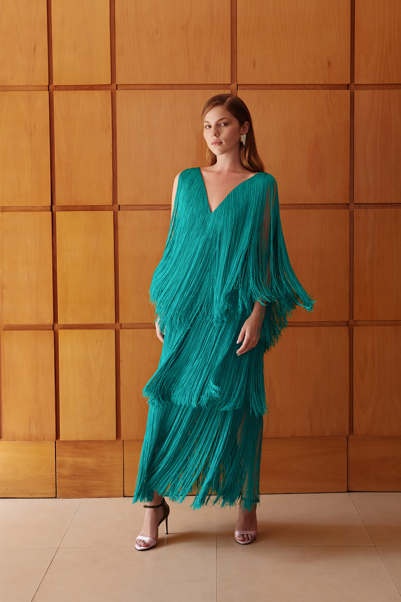 LUCERO DRESS IN TEAL - No Pise La Grama Web