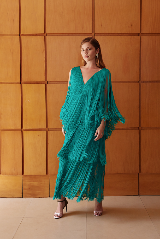 
            
                Load image into Gallery viewer, LUCERO DRESS IN TEAL
            
        