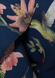 ORQUÍDEA TOP IN NAVY CAMALEON PRINT - No Pise La Grama Web