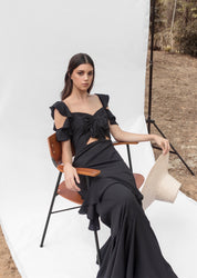 PICAFLOR DRESS IN BLACK - No Pise La Grama Web