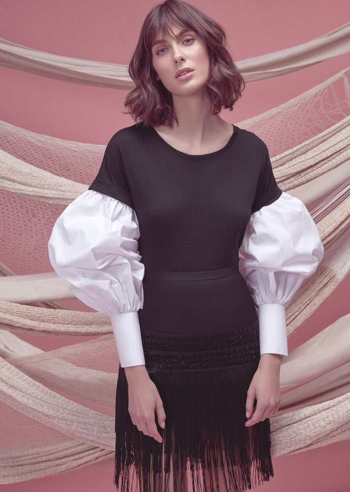 QUE BAILA SKIRT IN BLACK - No Pise La Grama Web