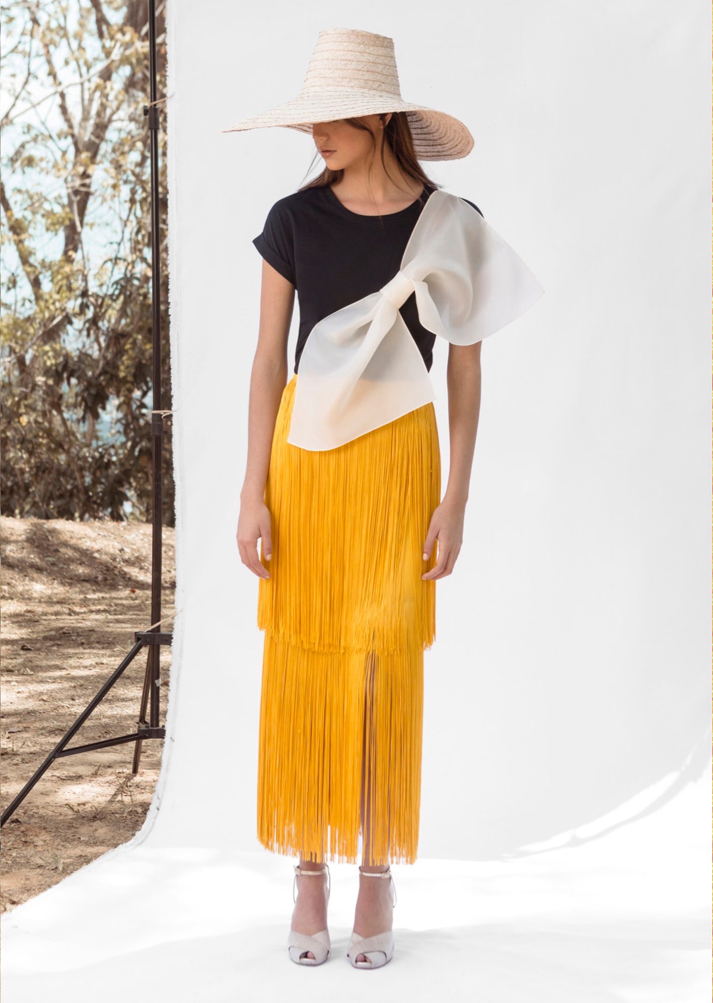 SOL SKIRT IN YELLOW - No Pise La Grama Web