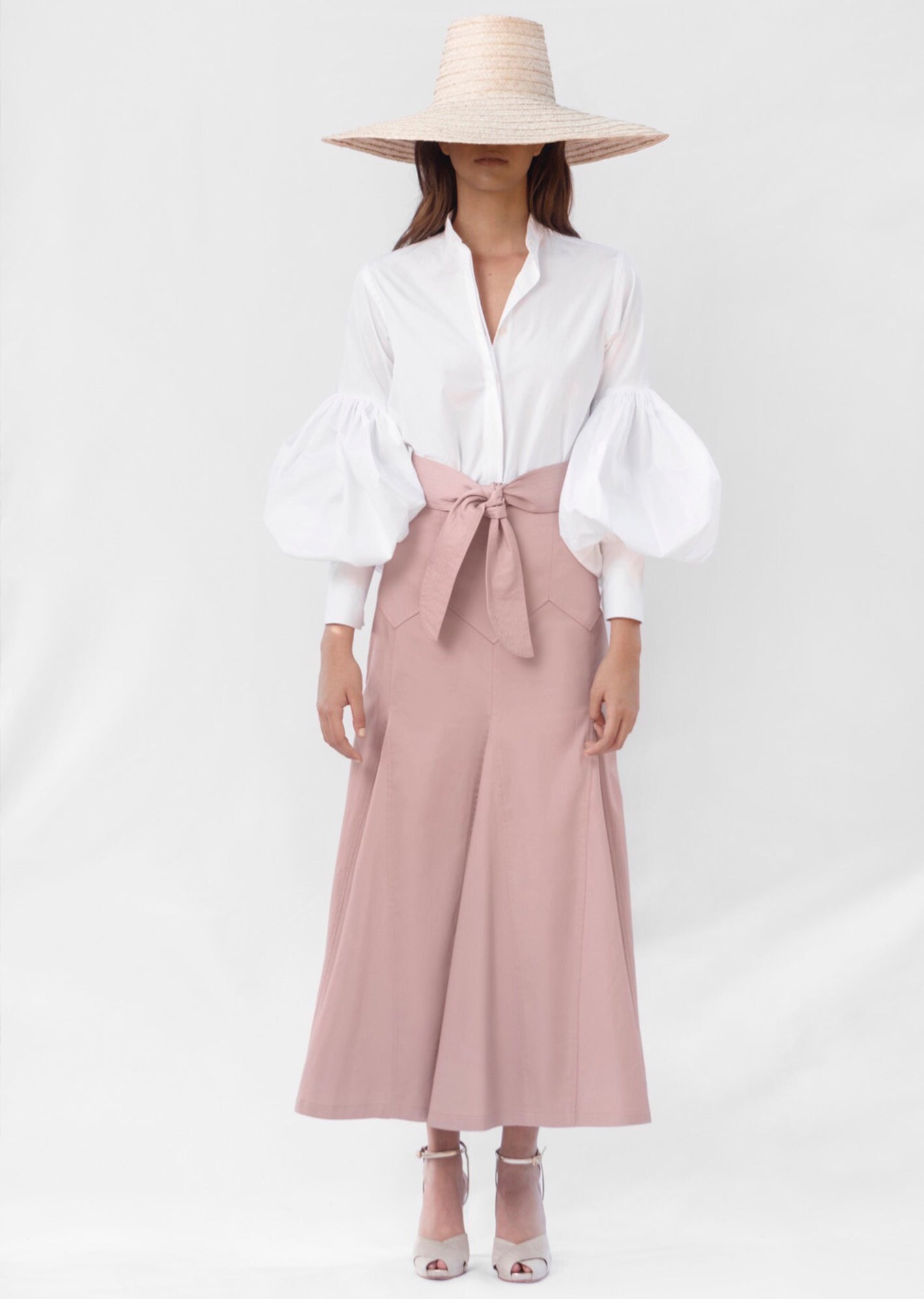 SOMBRITA SKIRT IN PALE ROSE - No Pise La Grama Web