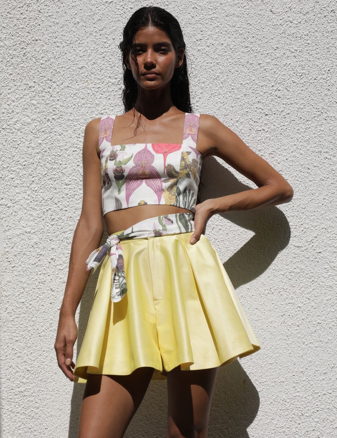 ALEGRIA SHORT IN SOFT YELLOW - No Pise La Grama Web