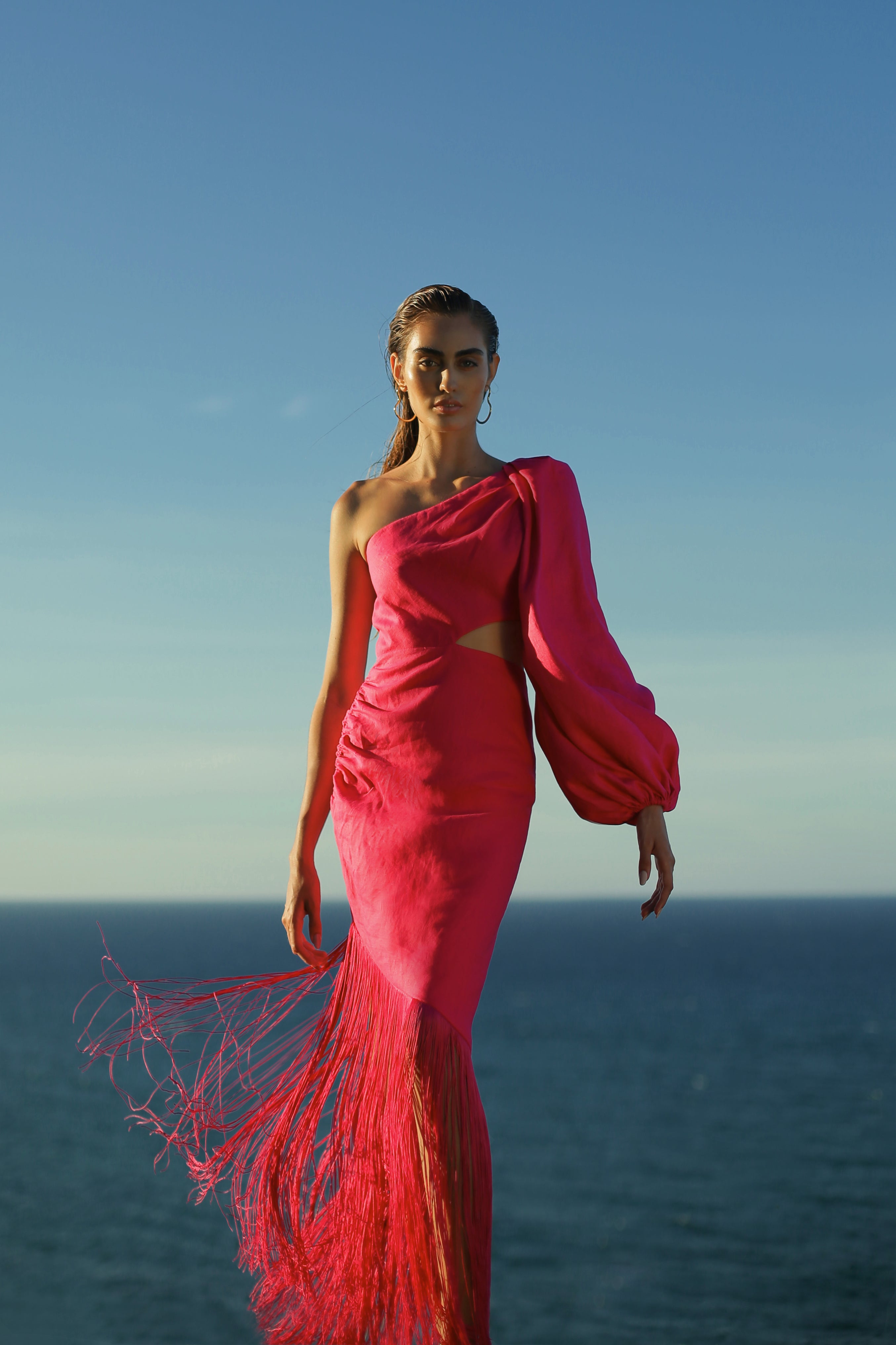 SWEET FIGUE DRESS IN FUCHSIA - No Pise La Grama Web