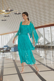 SOL SKIRT IN TEAL - No Pise La Grama Web