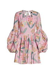 TRINITARIA DRESS IN ORQUÍDEA PINK PRINT - No Pise La Grama Web