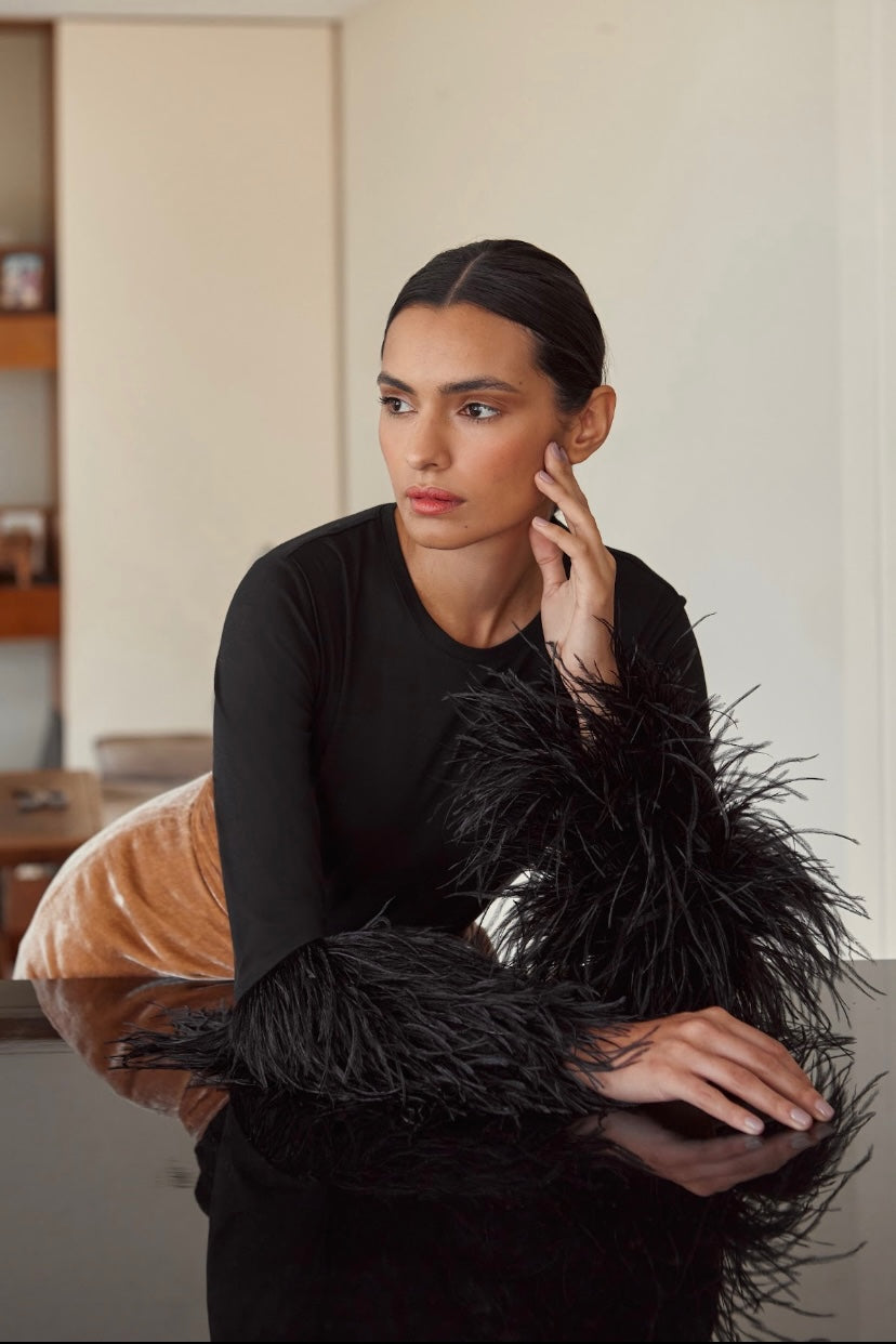 AVE DEL PARAISO TOP IN BLACK - No Pise La Grama Web
