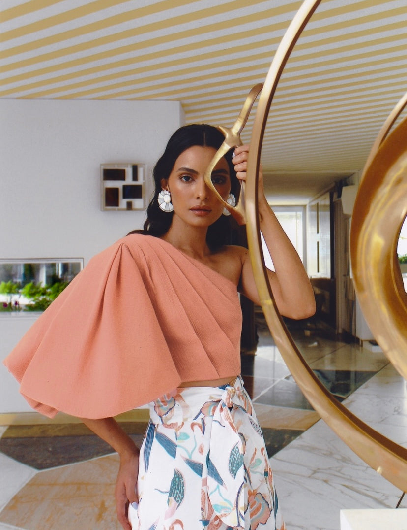 LA ENAMORADA TOP IN ROSE KHAKI - No Pise La Grama Web