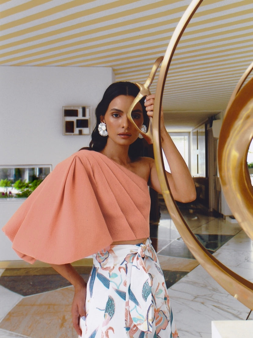 LA ENAMORADA TOP IN ROSE KHAKI - No Pise La Grama Web