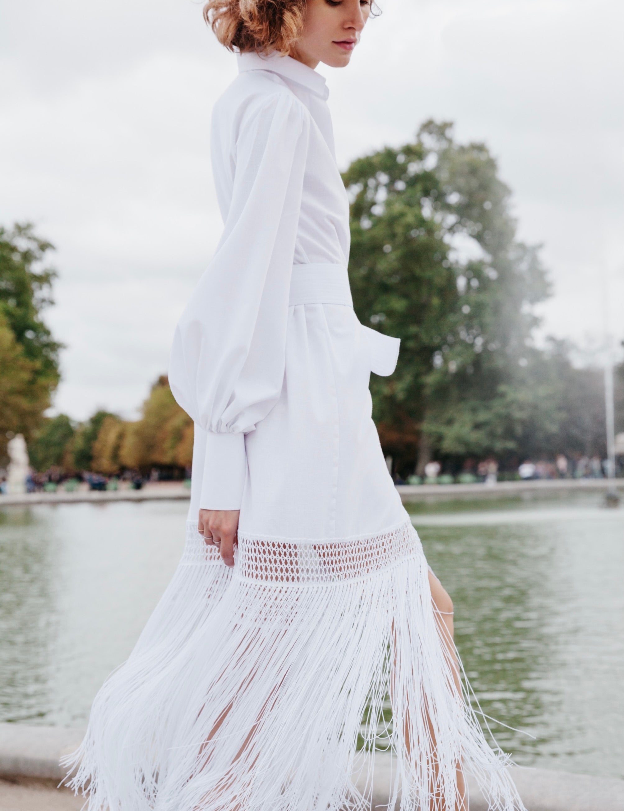 LA VICTORIA DRESS IN OFF WHITE - No Pise La Grama Web
