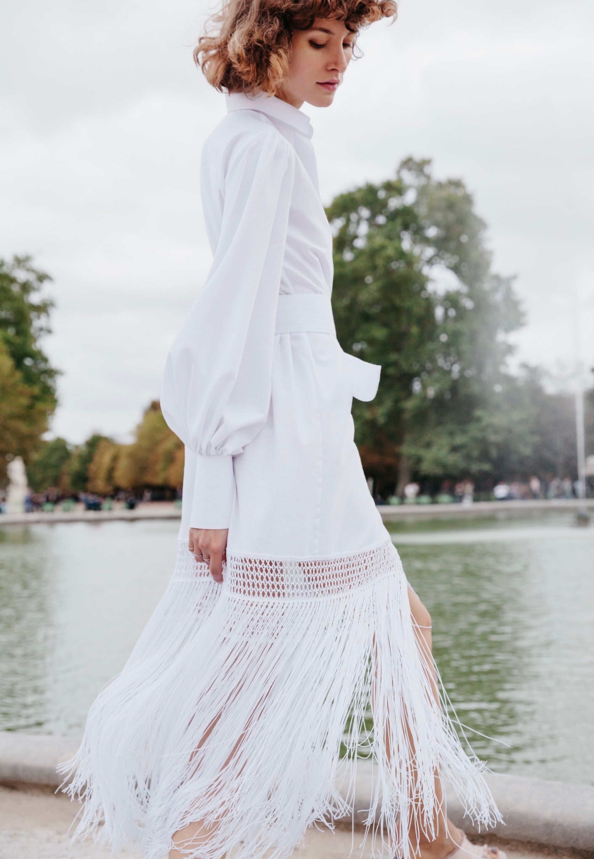 LA VICTORIA DRESS IN OFF WHITE - No Pise La Grama Web
