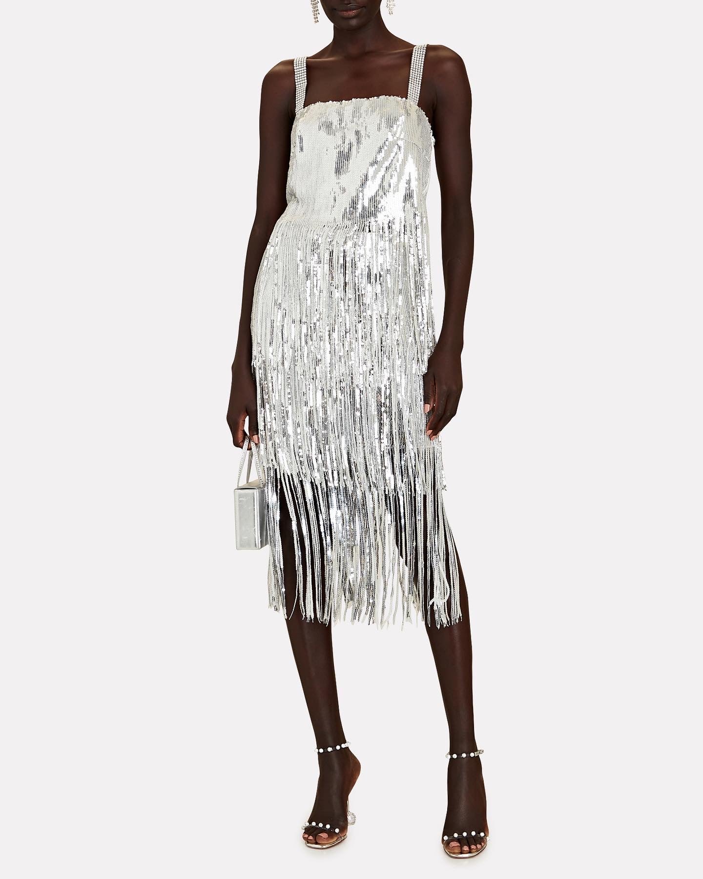La Constelacion Skirt In Silver Silver / 12 La Constelacion Skirt In Silver Silver / 12