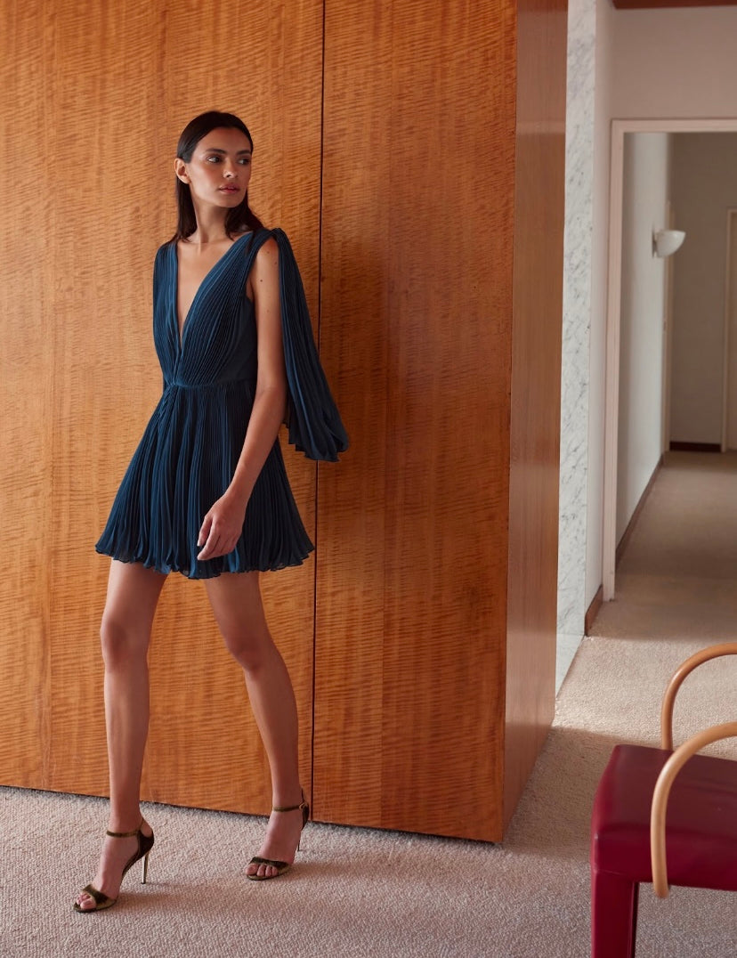 LA CAPA DRESS IN NAVY - No Pise La Grama Web