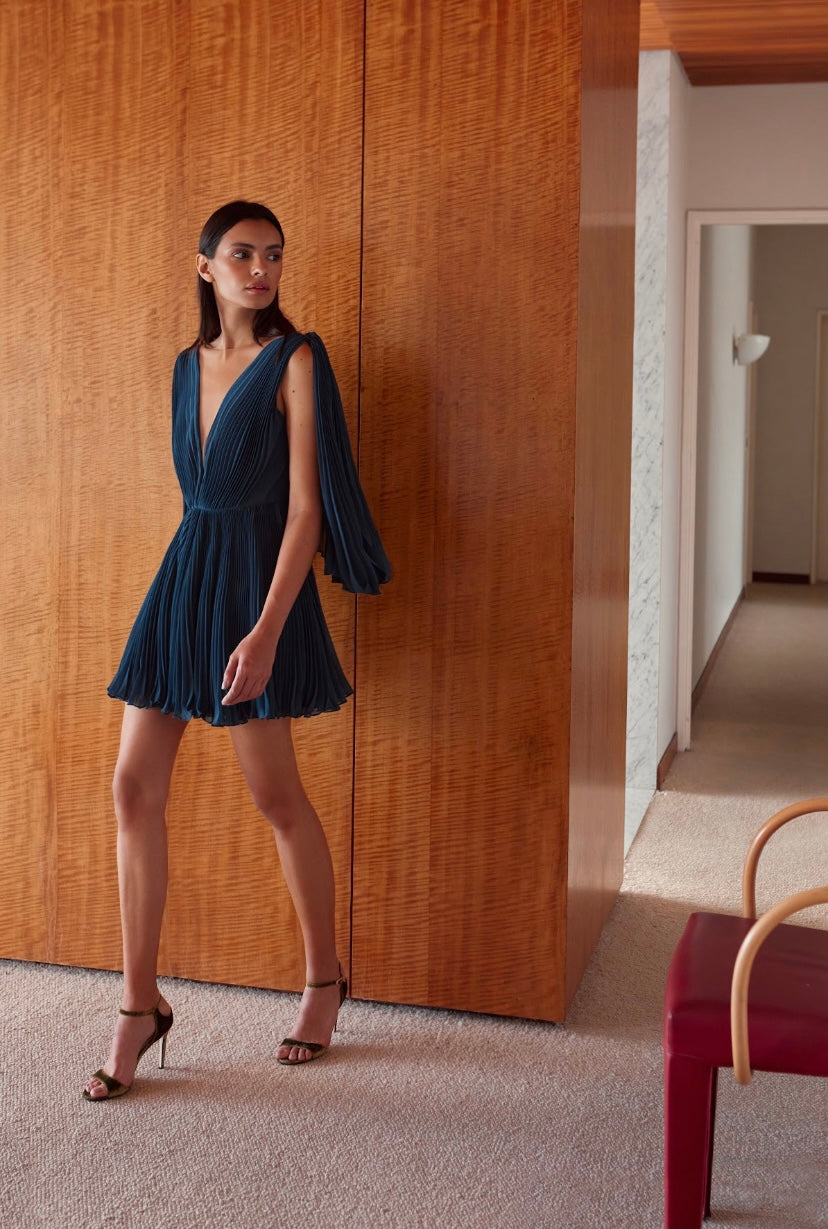 LA CAPA DRESS IN NAVY - No Pise La Grama Web