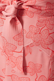 SOMBRITA SKIRT IN PINK ORCHID PRINT - No Pise La Grama Web